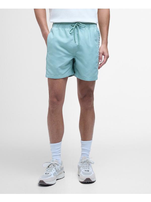 Barbour International Men's Large Logo Swim Shorts - Granite Green Image 3