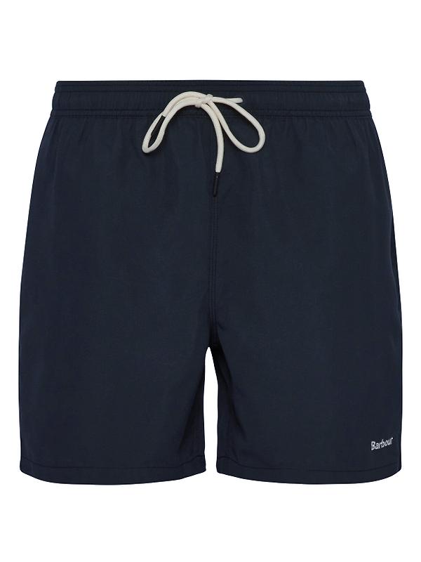 Barbour Men's Staple Logo 7" Swim Shorts - Classic Black Product Image