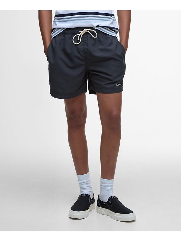 Barbour Men's Staple Logo 7" Swim Shorts - Classic Black Image 3