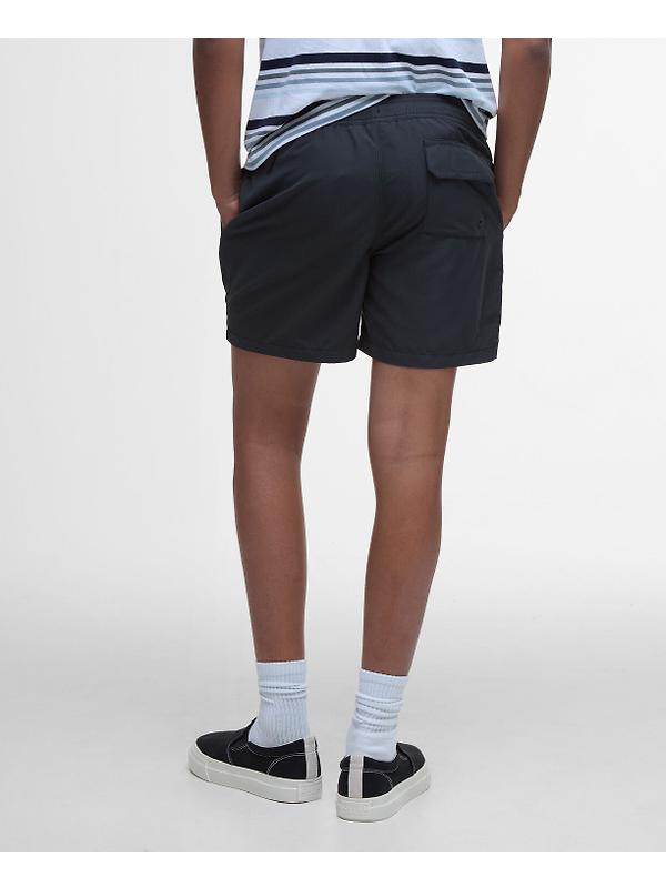 Barbour Men's Staple Logo 7" Swim Shorts - Classic Black Image 4