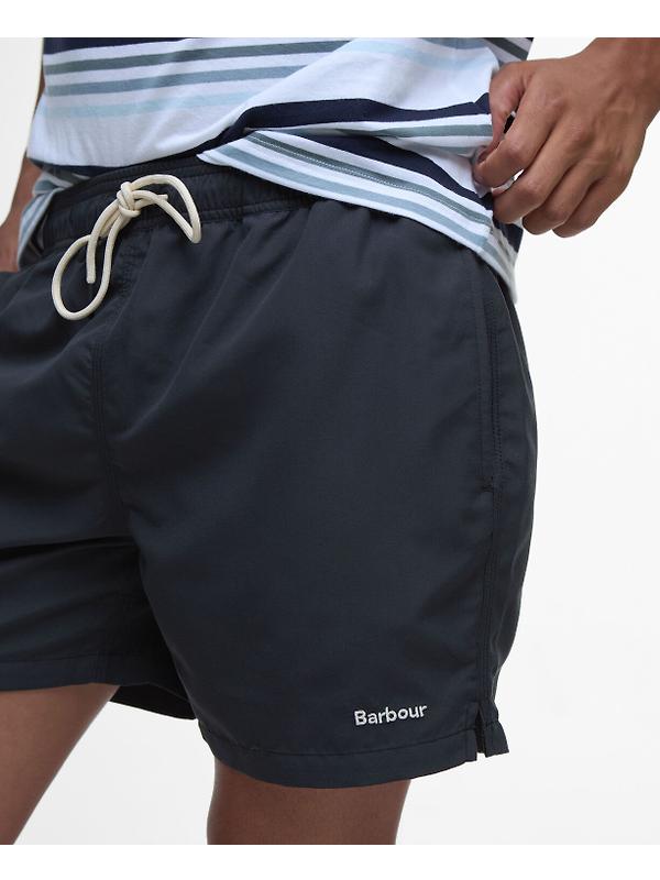 Barbour Men's Staple Logo 7" Swim Shorts - Classic Black Image 5