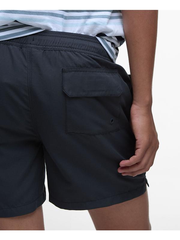 Barbour Men's Staple Logo 7" Swim Shorts - Classic Black Image 6