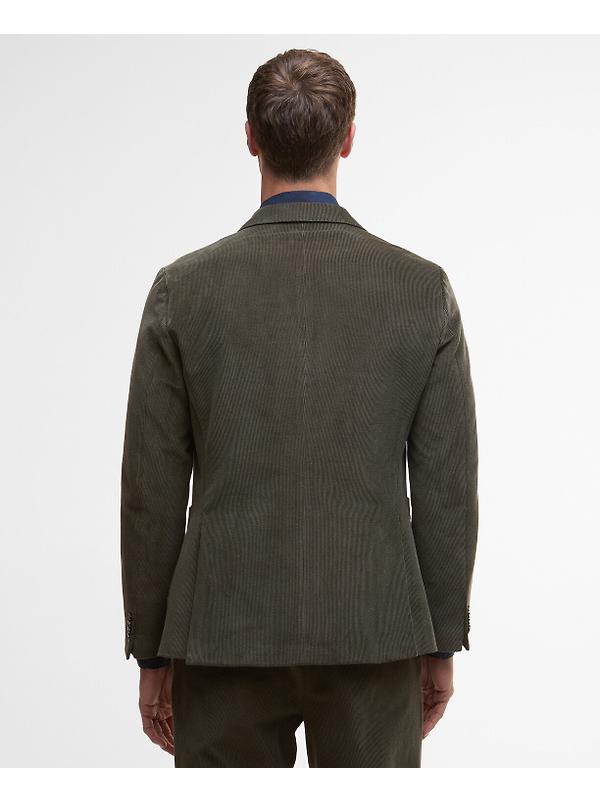 Barbour Men's Wallington Cord Blazer - Olive Image 4