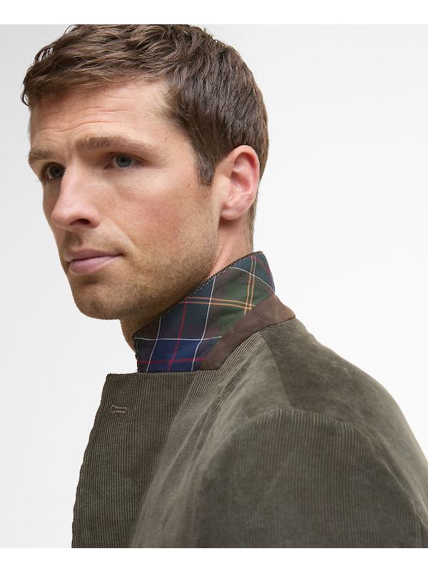 Barbour Men's Wallington Cord Blazer - Olive Image 6