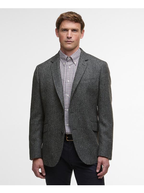 Barbour Men's Firth Moons Herringbone Blazer - Grey Image 2