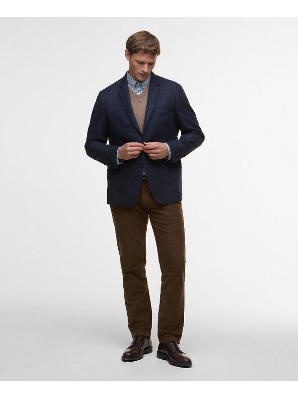 Barbour Men's Godfrey Moons Shetland Blazer - Navy Image 3