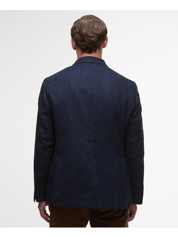 Barbour Men's Godfrey Moons Shetland Blazer - Navy Image 4