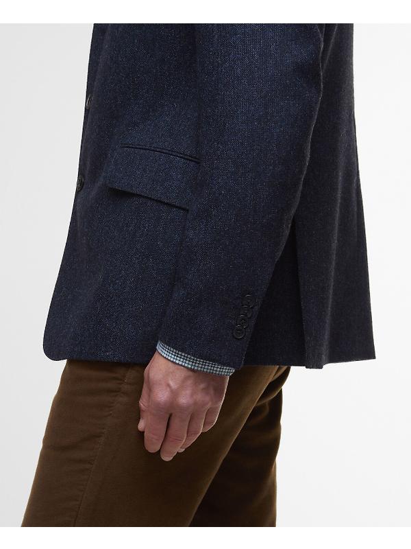Barbour Men's Godfrey Moons Shetland Blazer - Navy Image 7