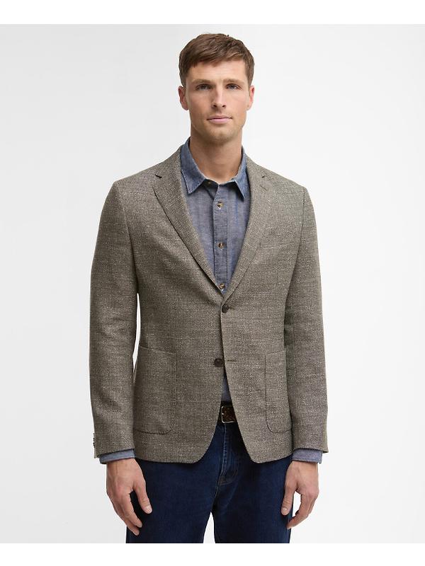 Barbour Men's Auckland Melange Blazer - Olive Image 2