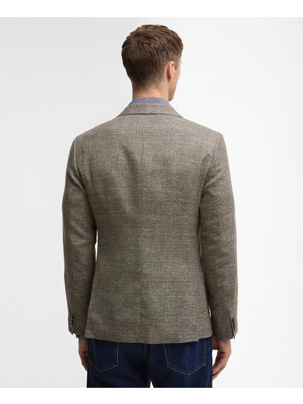 Barbour Men's Auckland Melange Blazer - Olive Image 4