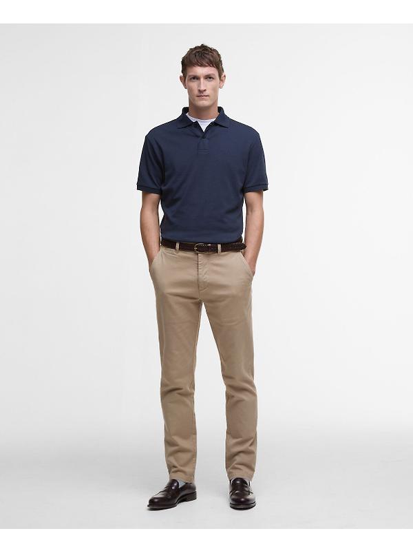 Barbour Men's Washed Stretch Tailored Trousers - Washed Stone Image 2