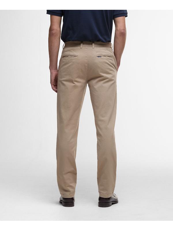 Barbour Men's Washed Stretch Tailored Trousers - Washed Stone Image 4