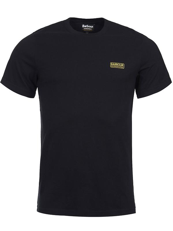 Product image of Barbour International Men's Small Logo T-Shirt - Black/Yellow