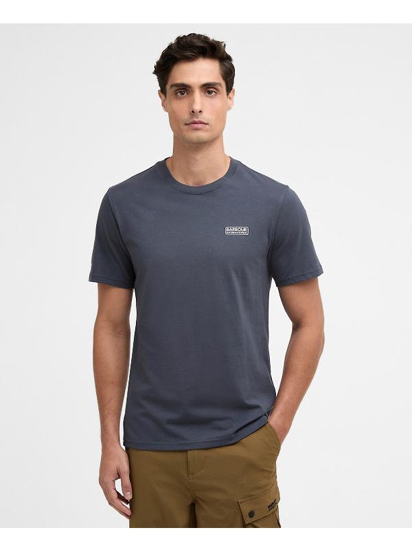 Barbour International Men's Small Logo T-Shirt - Storm Grey Image 2