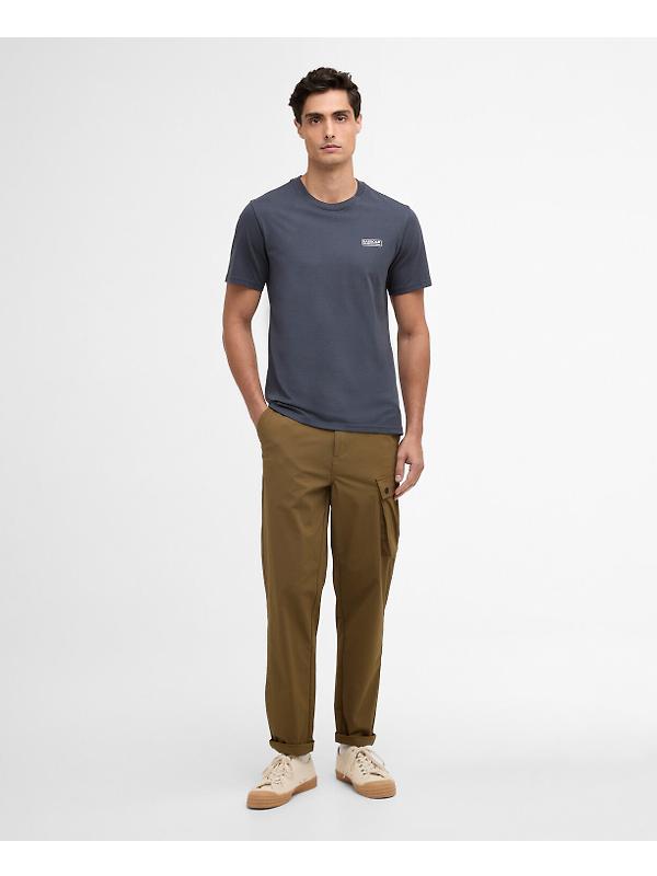 Barbour International Men's Small Logo T-Shirt - Storm Grey Image 3