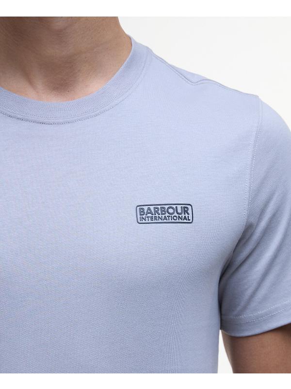 Barbour International Men's Small Logo T-Shirt - Pale Slate Image 6