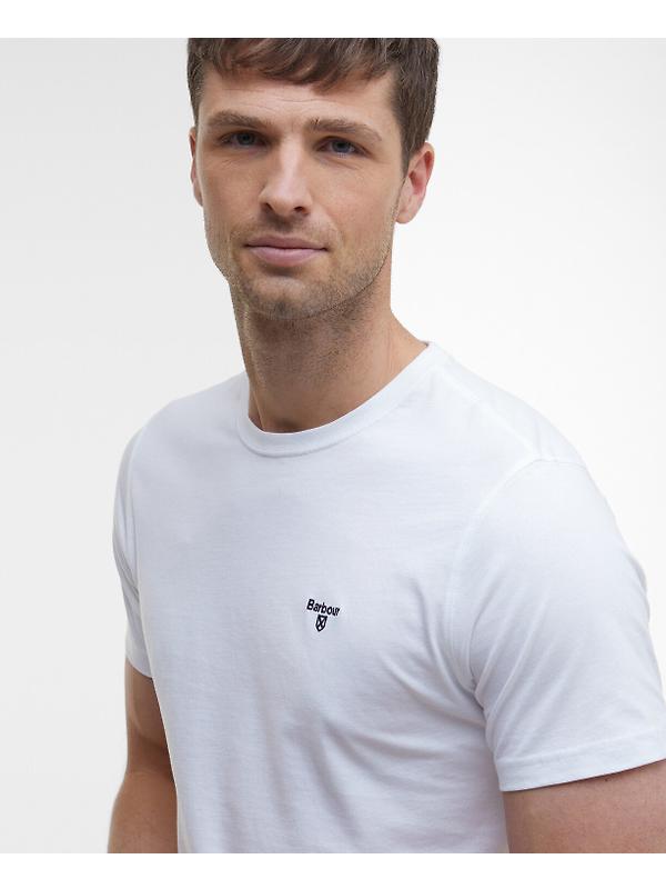 Barbour Men's Essential Sports T-Shirt - White Image 5