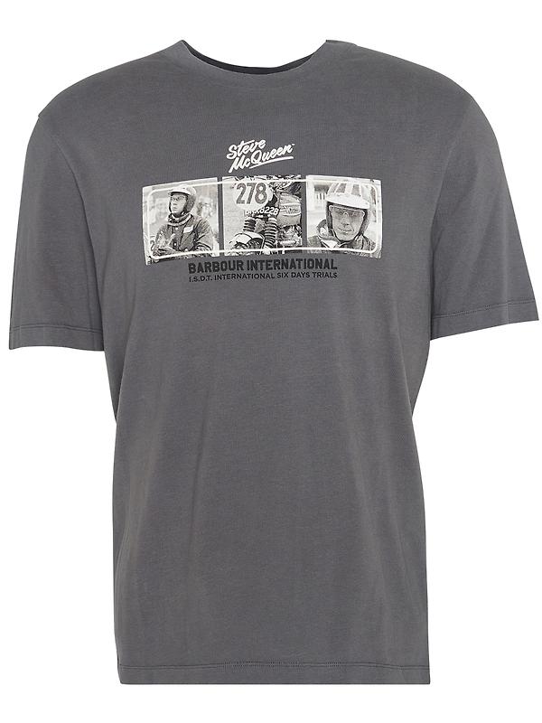 Product image of Barbour International Men's Firebird Graphic T-Shirt - Asphalt