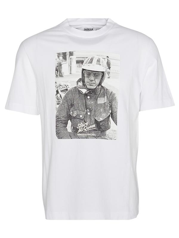 Barbour International Men's Keystone Graphic T-Shirt - Whisper White Product Image