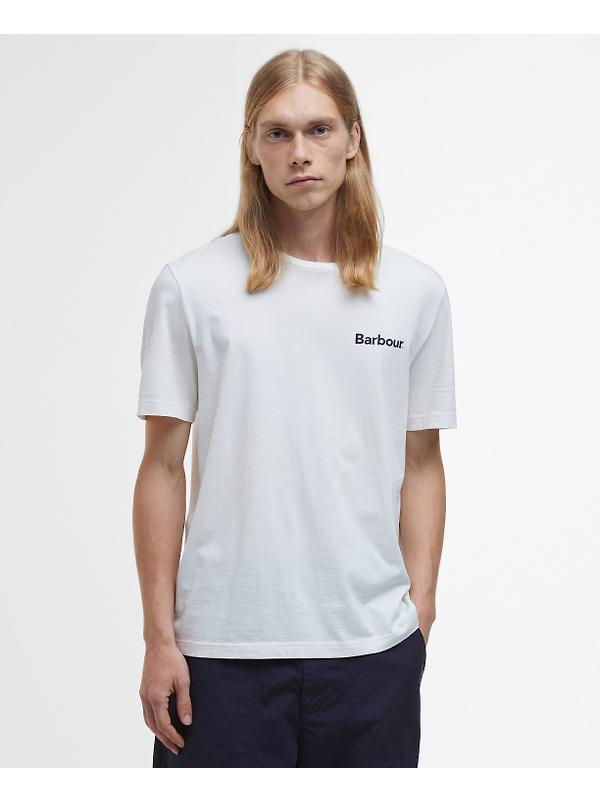 Barbour Men's Homelane T-Shirt - Whisper White Image 3