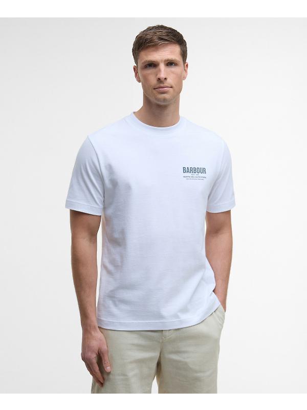 Barbour Men's Relaxed Souter T-Shirt - White Image 2