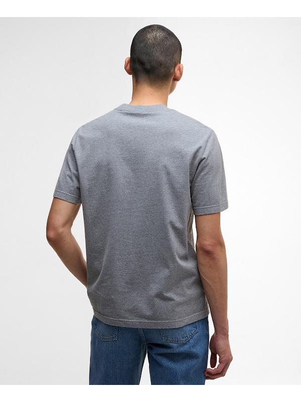 Barbour International Men's Pillion Graphic T-Shirt - Anthracite Marl Image 4