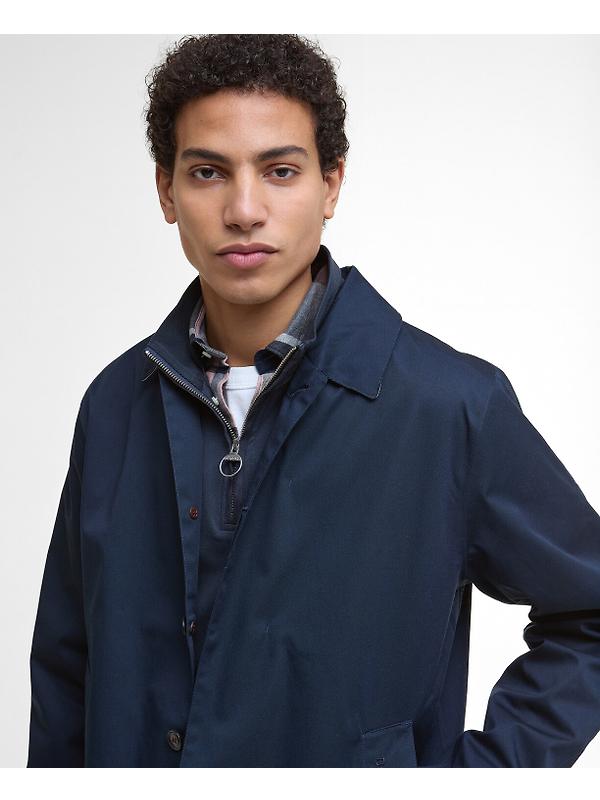 Barbour Men's Lorden Waterproof Mac - Navy Image 5