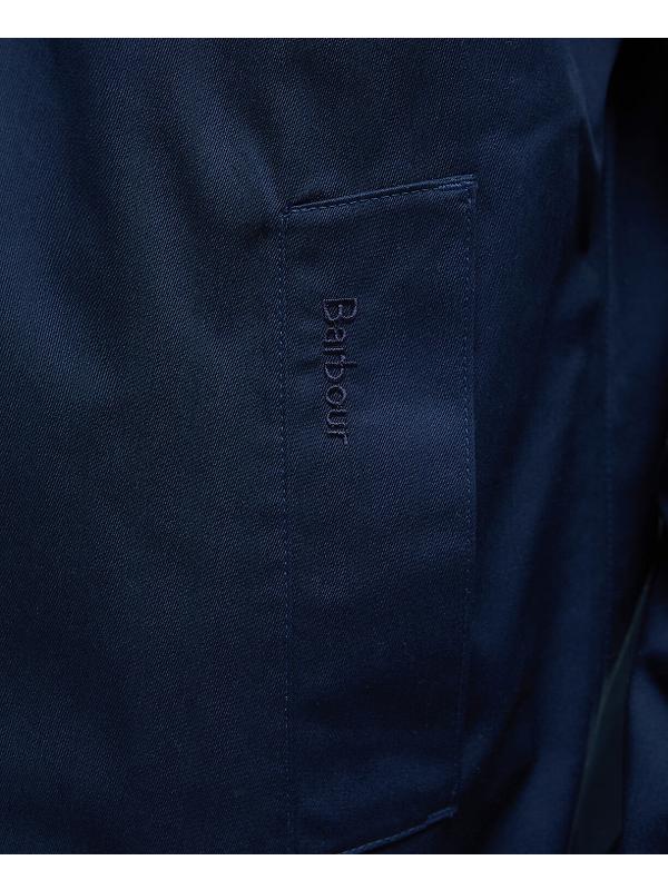 Barbour Men's Lorden Waterproof Mac - Navy Image 8