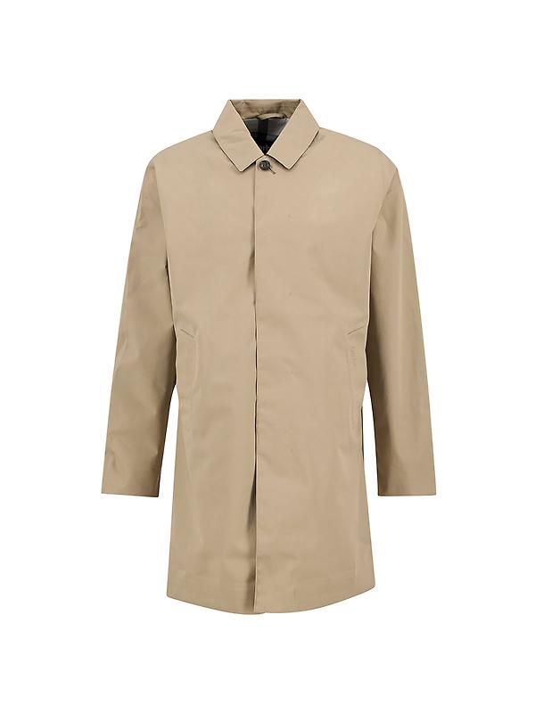 Barbour Men's Lorden Waterproof Mac - Washed Stone Image 1