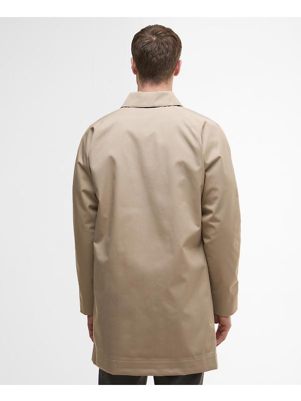 Barbour Men's Lorden Waterproof Mac - Washed Stone Image 4