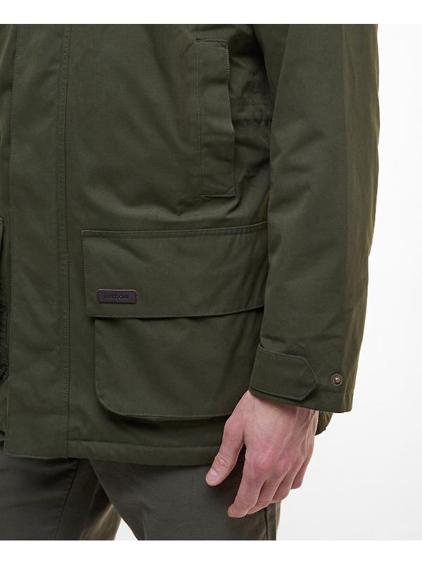 Barbour Men's Beaconsfield Waterproof Shooting Jacket - Olive Image 7