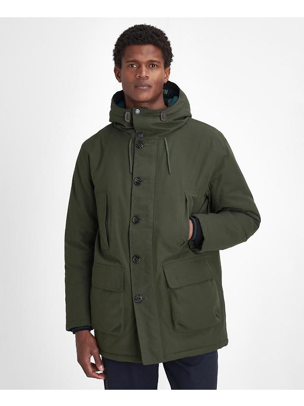 Barbour Men's Winter Beaufort Waterproof Parka - Sage Image 3