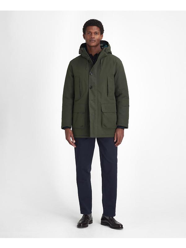 Barbour Men's Winter Beaufort Waterproof Parka - Sage Image 5
