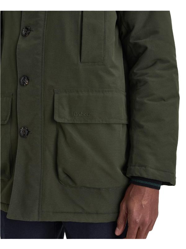 Barbour Men's Winter Beaufort Waterproof Parka - Sage Image 7