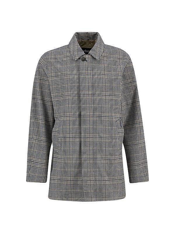 Barbour Men's Check Rokig Waterproof Mac - Highland Heritage Check Image 1