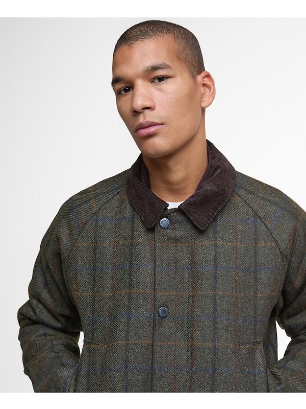 Barbour Men's Bedale Check Wool Jacket - Brown Image 5