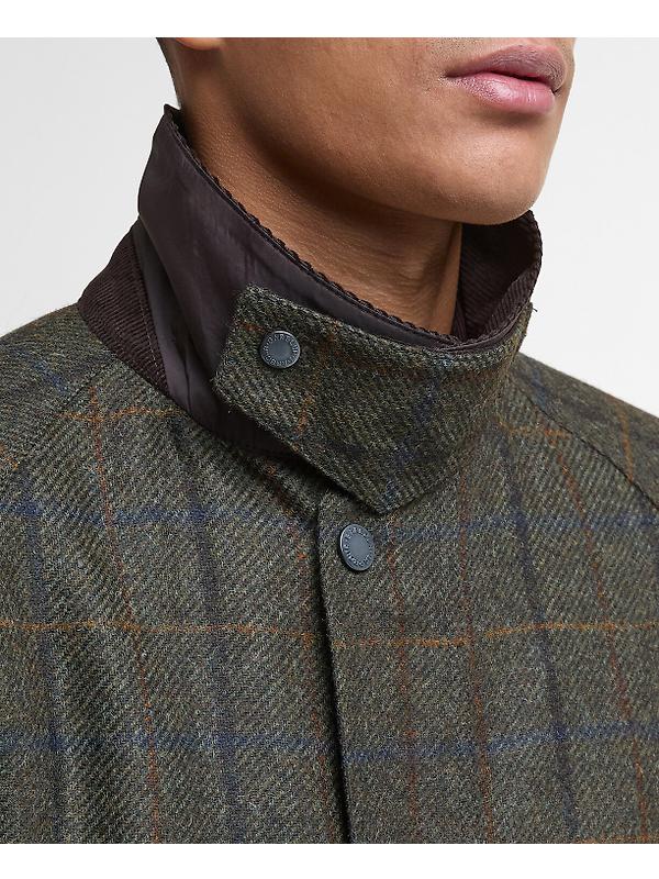 Barbour Men's Bedale Check Wool Jacket - Brown Image 6