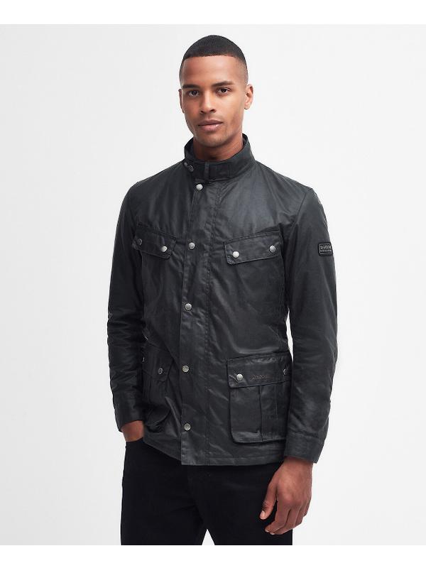 Barbour International Men's Duke Wax Jacket - Sage Image 2