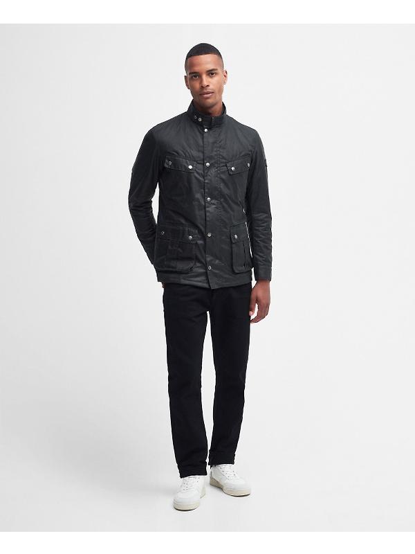 Barbour International Men's Duke Wax Jacket - Sage Image 3