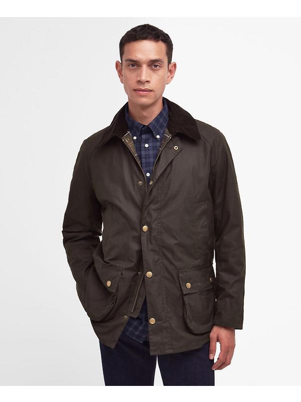 Barbour Men's Ashby Wax Jacket - Olive Image 2