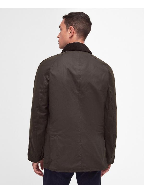 Barbour Men's Ashby Wax Jacket - Olive Image 4