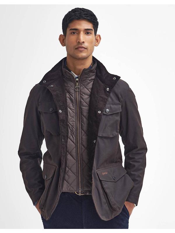 Barbour waxed Jacket Ogston in Rustic Brown MWX0700RU71 Image 1