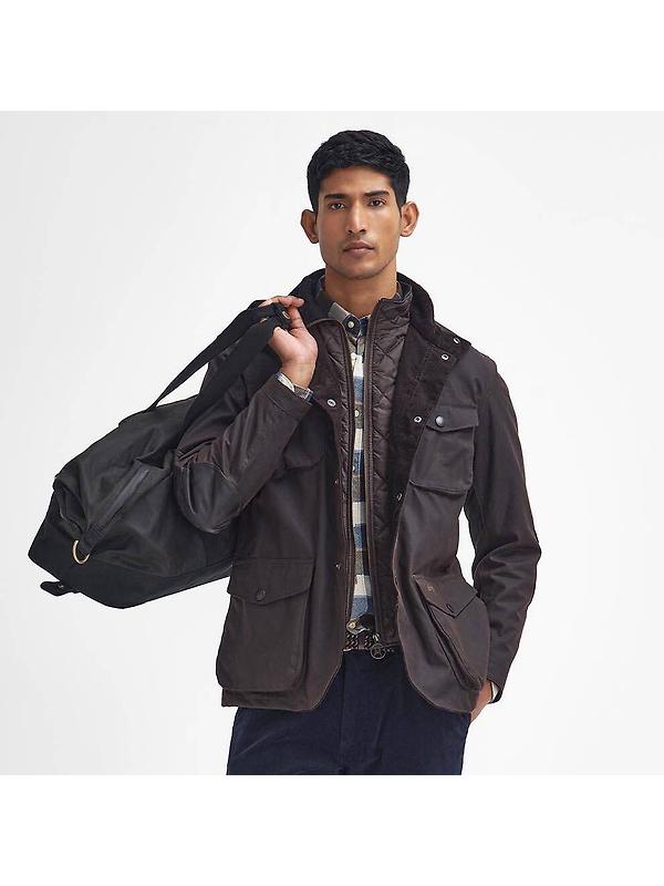 Barbour waxed Jacket Ogston in Rustic Brown MWX0700RU71 Image 2