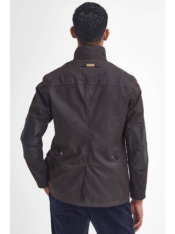 Barbour waxed Jacket Ogston in Rustic Brown MWX0700RU71 Image 3