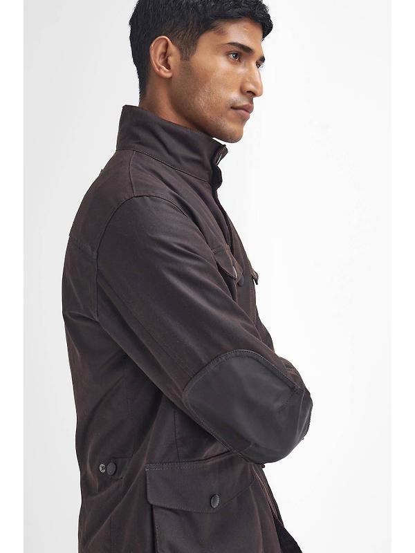 Barbour waxed Jacket Ogston in Rustic Brown MWX0700RU71 Image 5