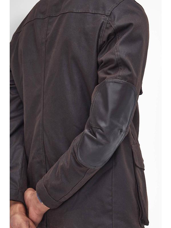 Barbour waxed Jacket Ogston in Rustic Brown MWX0700RU71 Image 6