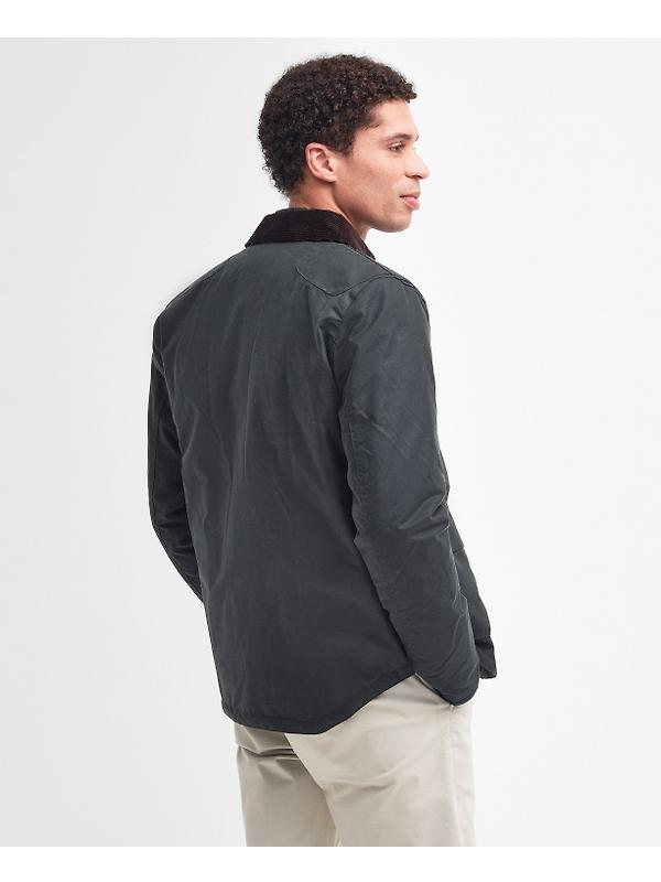 Barbour Men's Reelin Wax Jacket - Sage Image 4