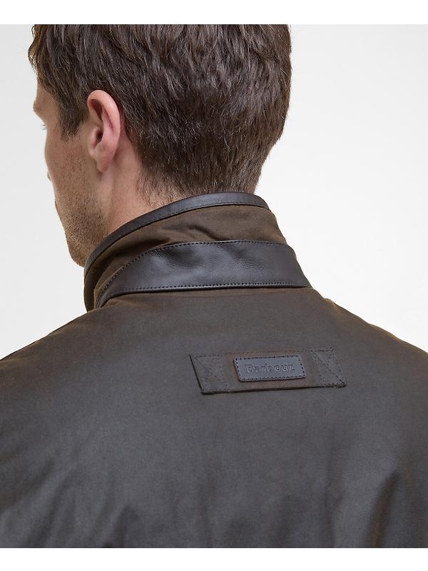Barbour Men's Hereford Wax Jacket - Olive Image 7
