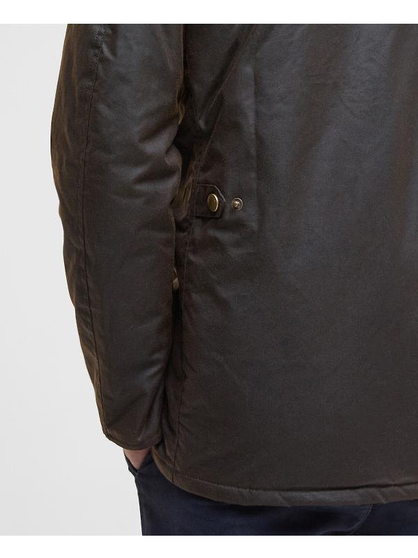 Barbour Men's Hereford Wax Jacket - Olive Image 8