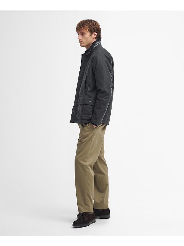 Barbour Men's Ambleside Wax Jacket - Black/Blue Granite Tartan Image 4